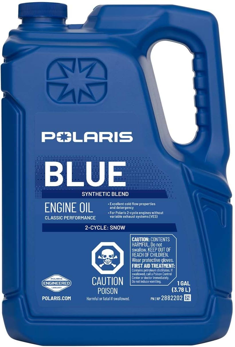 Polaris Blue Synthetic Blend 2-Cycle Oil, 2 Stroke Engines - 2882202