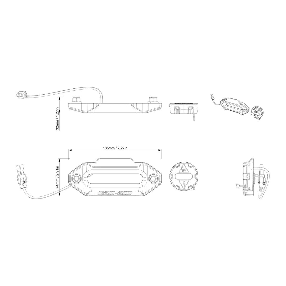 Can-Am HD Winch Auto-Stop