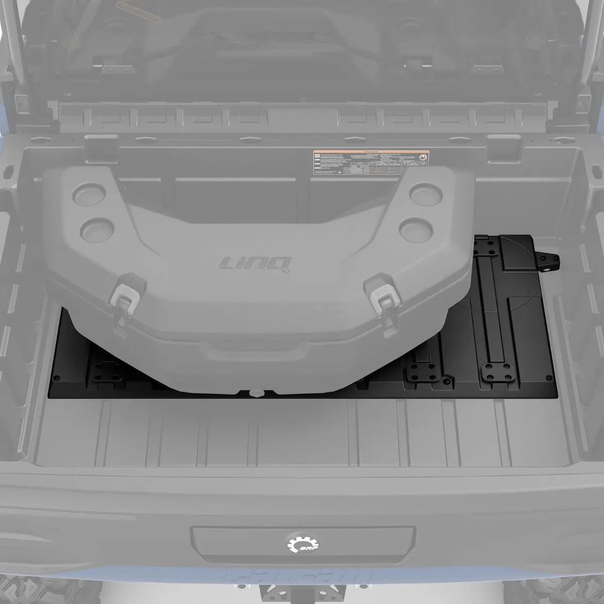 Can-Am Defender Cargo Bed Plate for Sliding LinQ