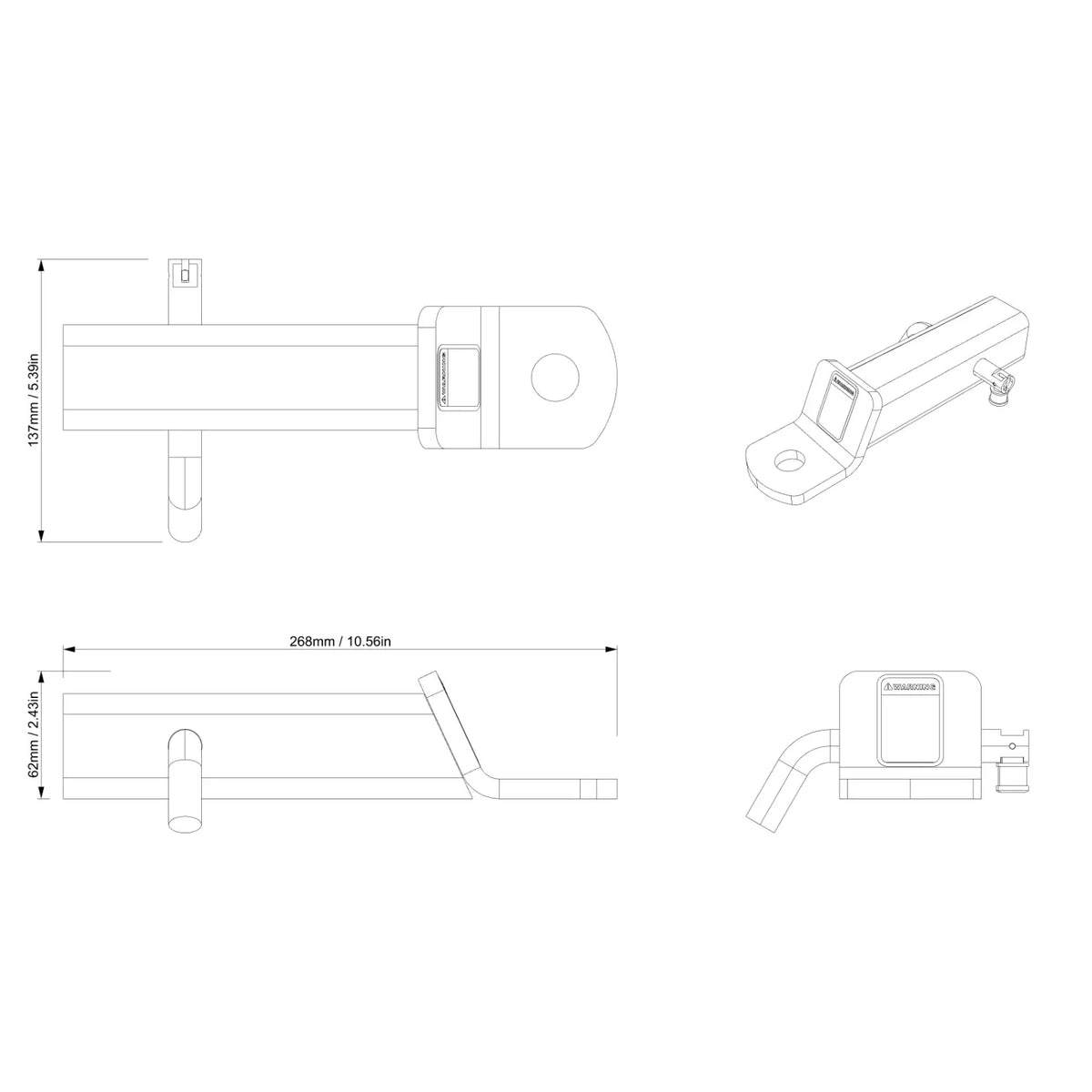 Can-Am Rear Hitch Drawbar Kit