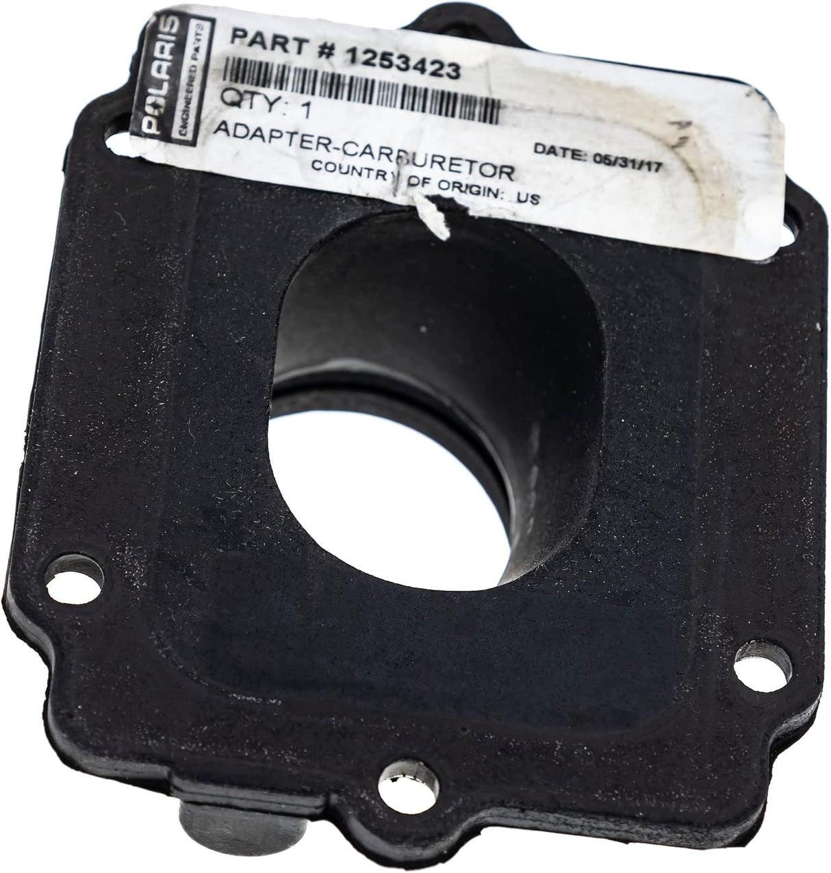 Polaris Snowmobile Carburetor Adapator, Genuine OEM Part 1253423