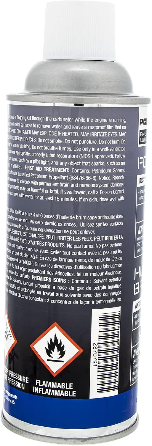 Polaris OEM Rust Preventative Fogging Oil 12 Ounce Spray - 2870791