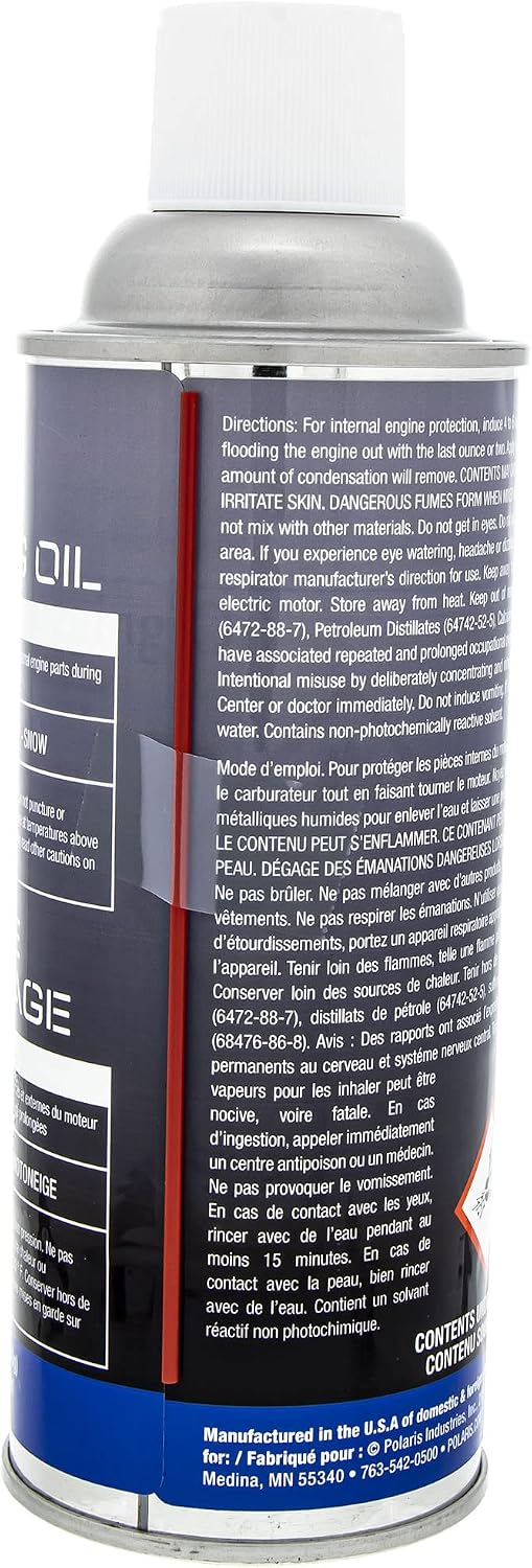 Polaris OEM Rust Preventative Fogging Oil 12 Ounce Spray - 2870791