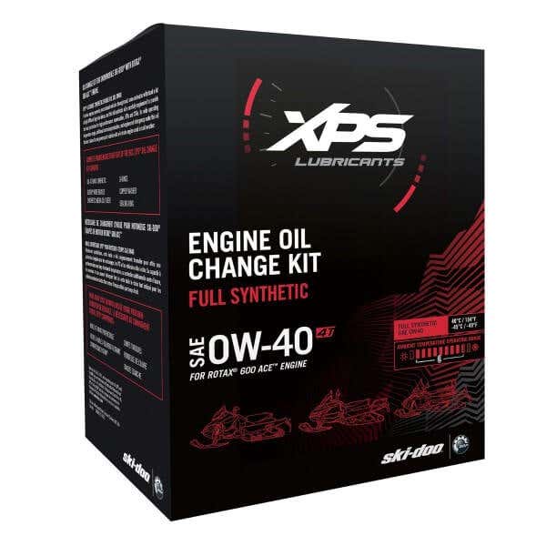 DO NOT REORDER FOR STOCK XPS Ski-Doo 4T 0W-40 Synthetic Oil Change Kit For Rotax 1200 4-Tec Engine