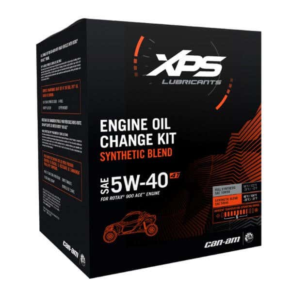 XPS Can-Am 4T 5W-40 Synthetic Blend Oil Change Kit For Rotax 900 Ace Engine