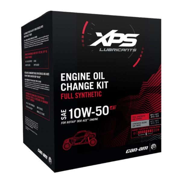 Can-Am 4T 10W-50 Synthetic Oil Change Kit For Rotax 900 ACE Engine (779261)