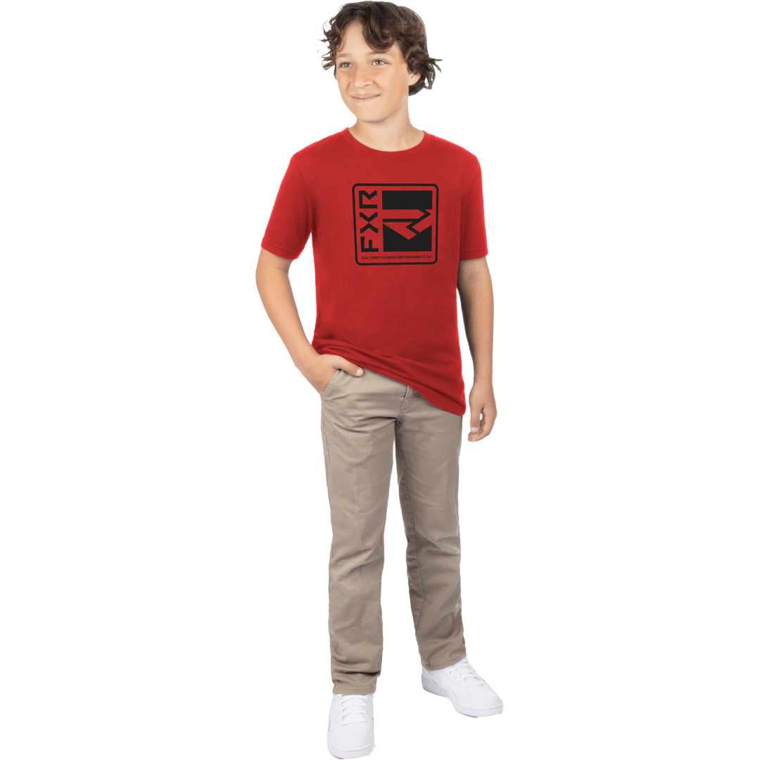 FXR Yth Broadcast Premium T-Shirt 24
