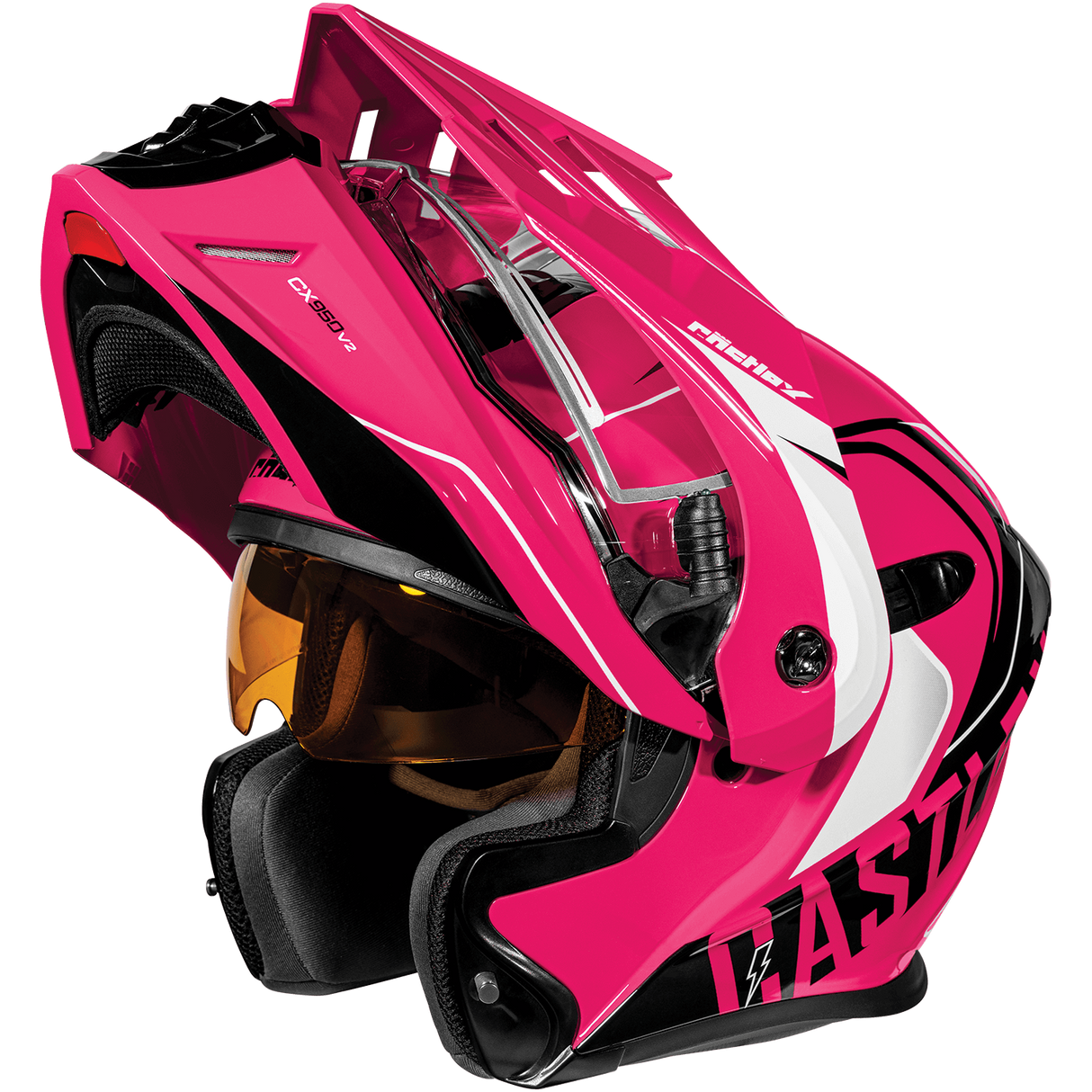 Castle CX950V2 Wake Electric Helmet White/Charcoal Medium (Showroom Model)