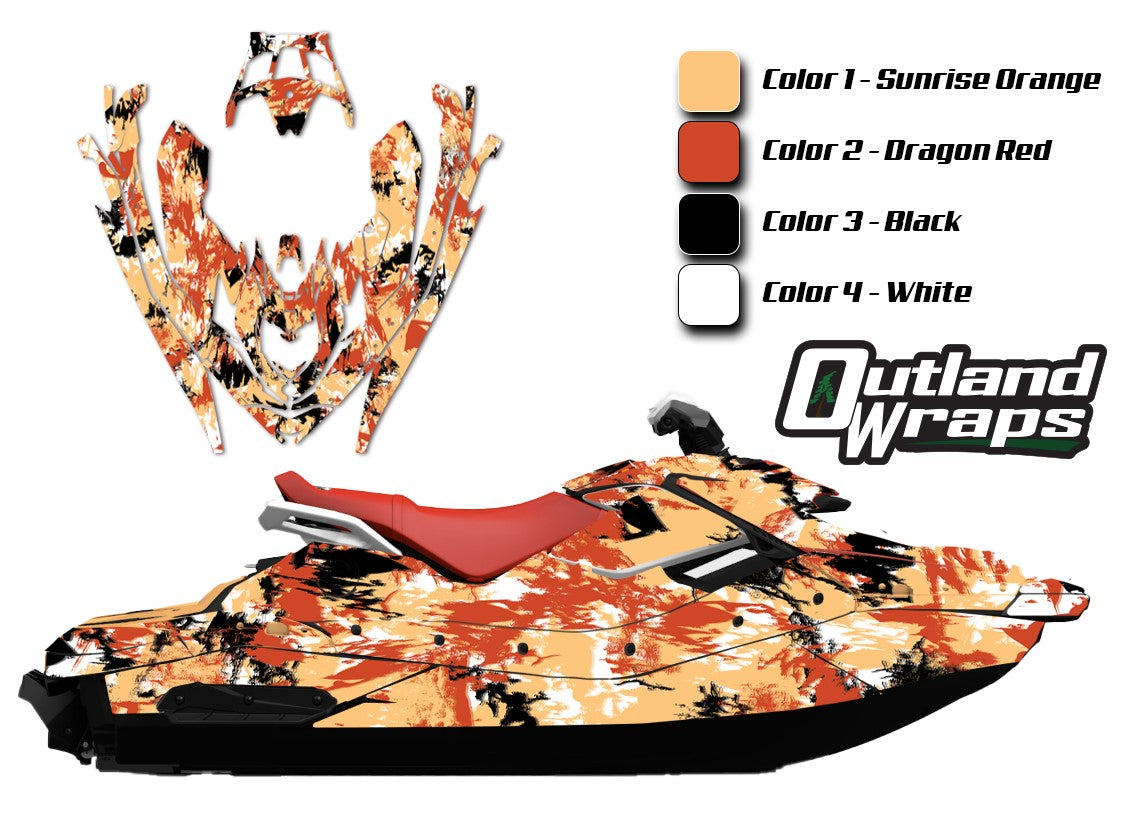 Sea-Doo 2024+ Spark & Spark Trixx Wrap - Khaos