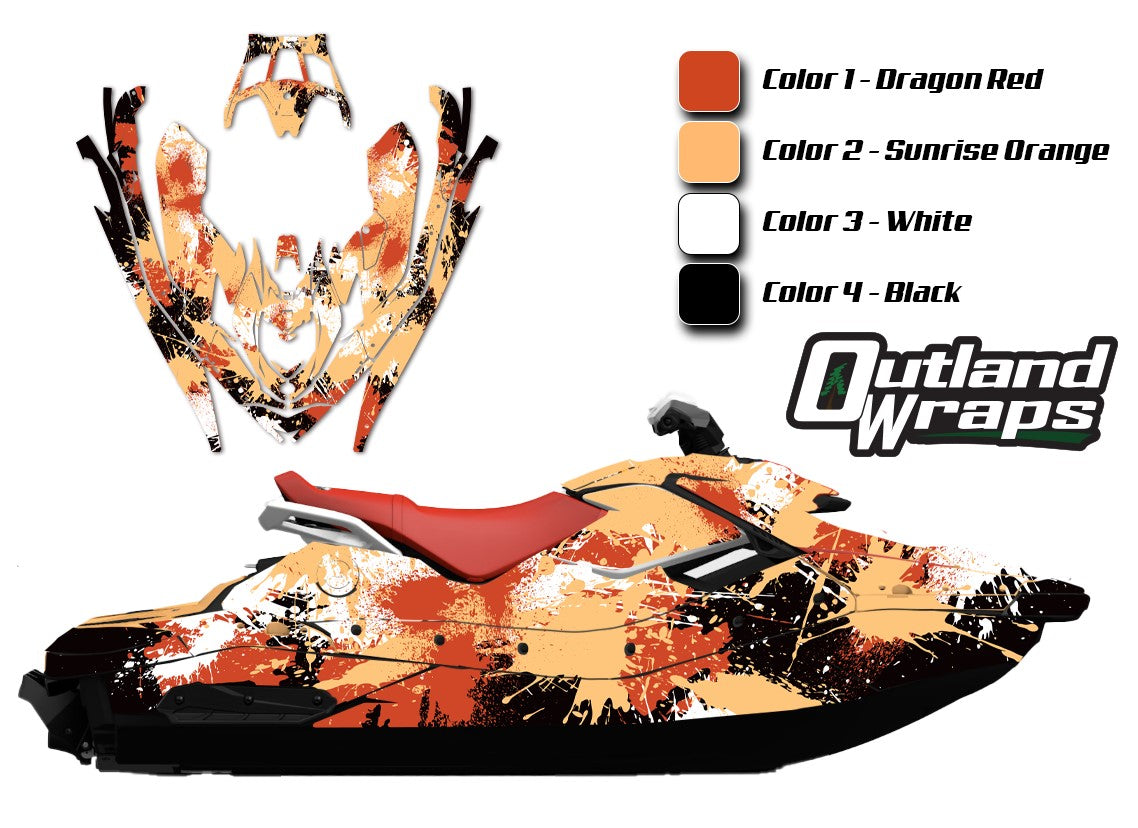 Sea-Doo 2024+ Spark & Spark Trixx Wrap - Picasso