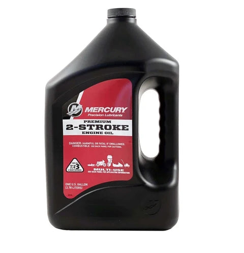 Mercury Premium TCW 3 2 Stroke / Cycle Outboard Oil - Gallon - 92-858022K01