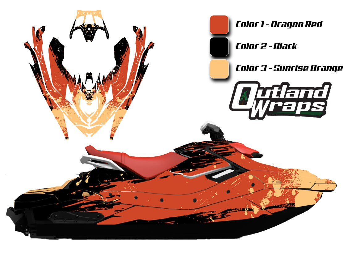 Sea-Doo 2024+ Spark & Spark Trixx Wrap - Crashout