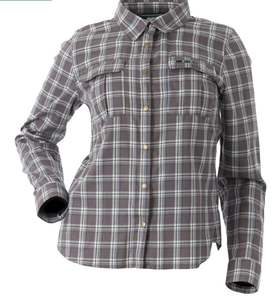 Womens DSG Plaid Button-Down