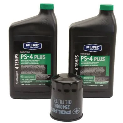 Polaris PS-4 5W50 Full Synthetic Oil Change Kit