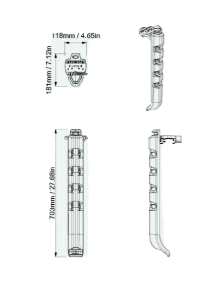 Sea-Doo Quick-Access Rod Storage for Switch Pontoons