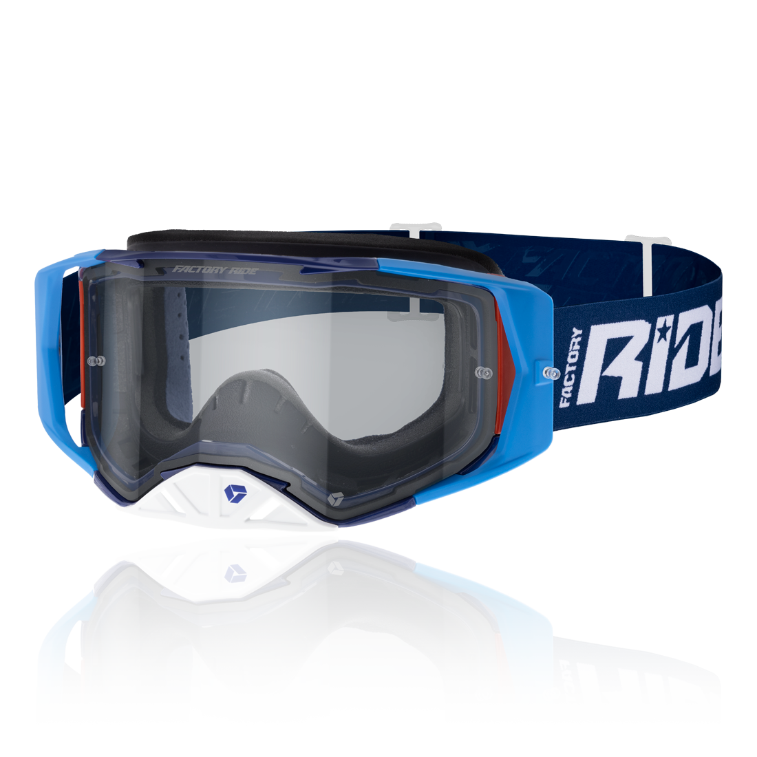 FXR Factory Ride Clear MX Goggle