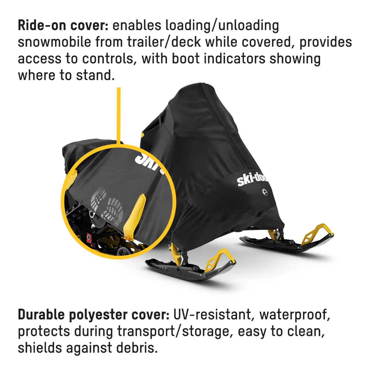 Ski-Doo Ride On Cover (ROC) System REV Gen5 Grand Touring LE and Luxury
