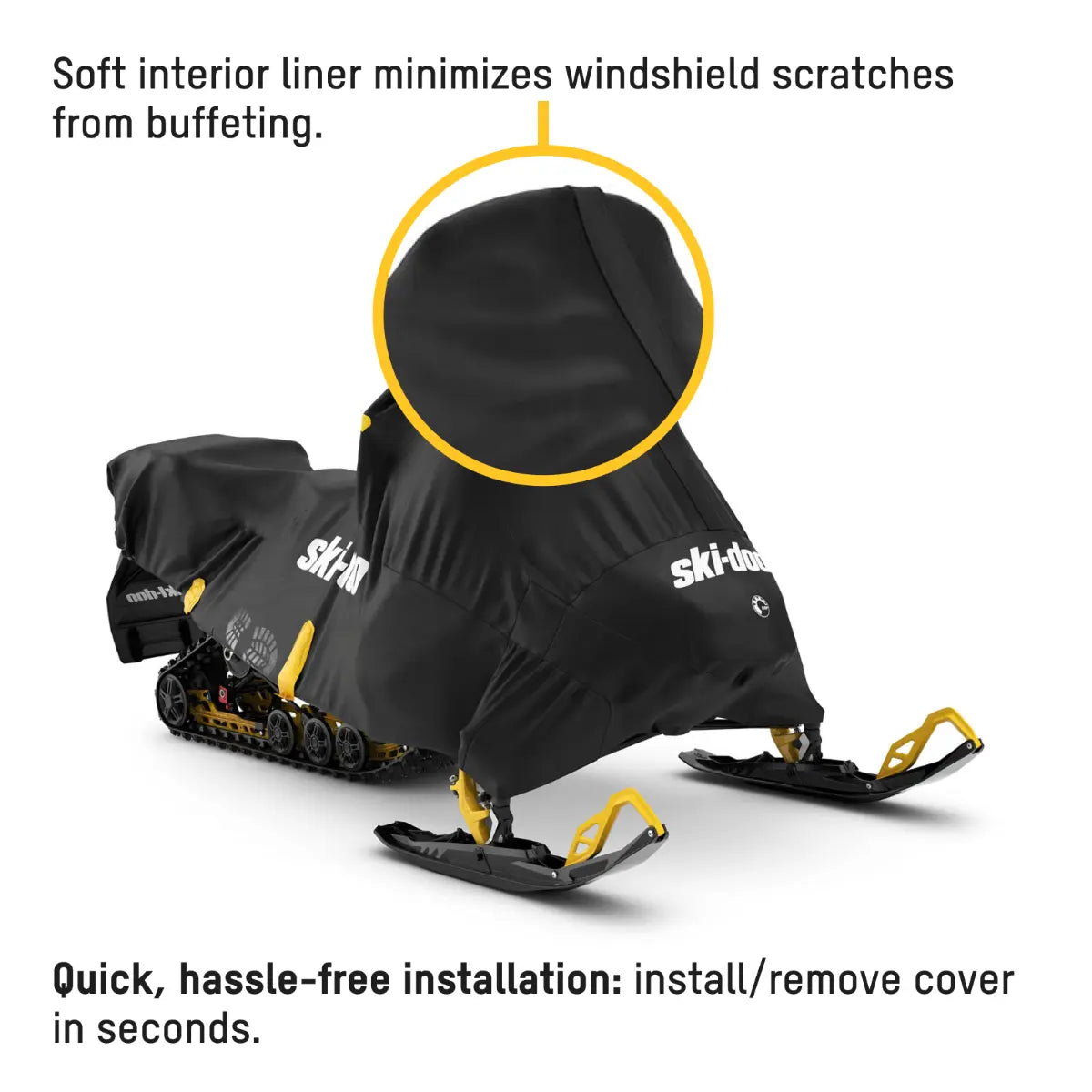 Ski-Doo Ride On Cover (ROC) System REV Gen5 Grand Touring LE and Luxury