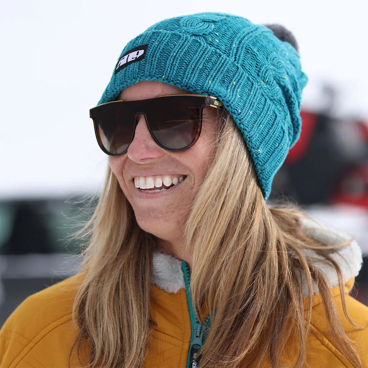 509 Women's Fleck Pom Beanie
