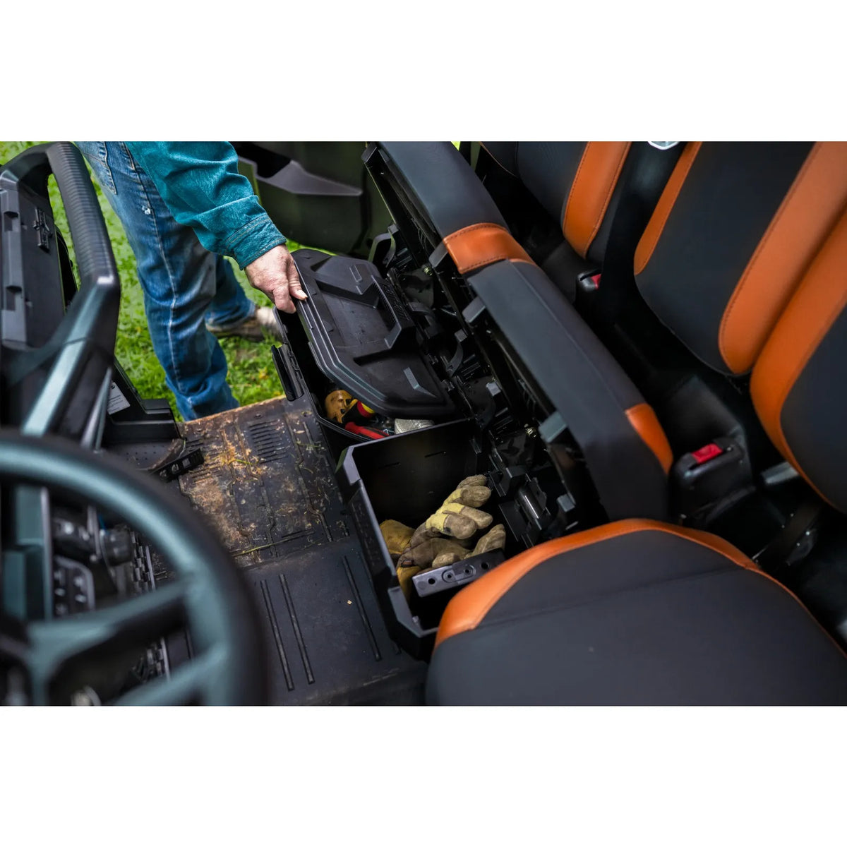 Can-Am Defender Center Underseat Storage Bin (7 L)