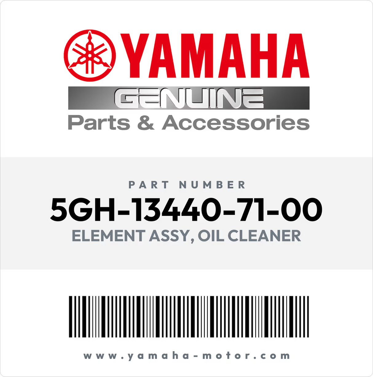 Yamaha Element Assembly, Oil Cleaner