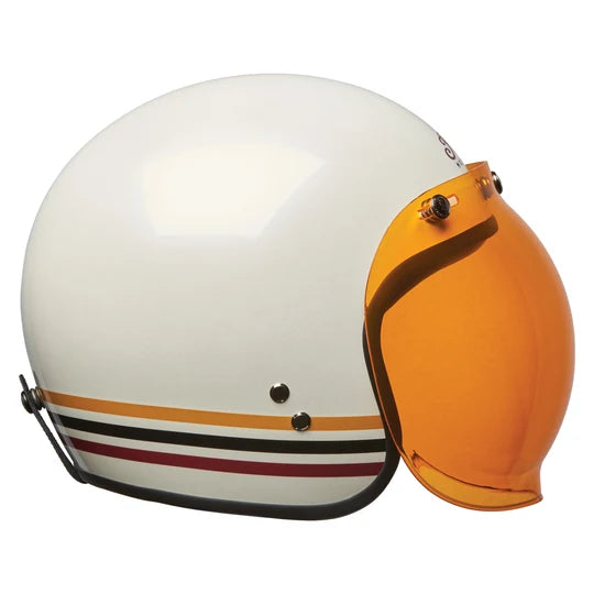Indian Motorcycle CLEAR Open Face Retro Helmet Bubble Visor