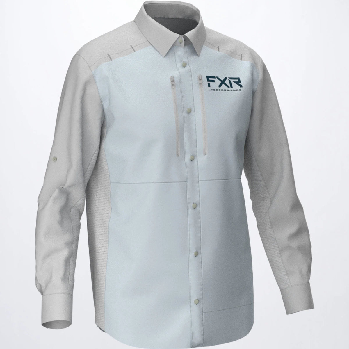FXR Men's Cast Performance 40+ UPF Long Sleeve Button Up Shirt