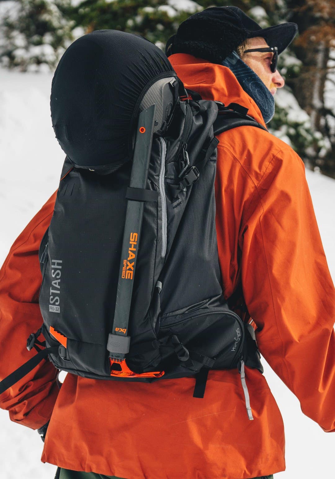 bca スノーボード用バックパック 黒/オレンジ バックパック ビーシーエー BCA BACKCOUNTRY ACCESS STASH 25L