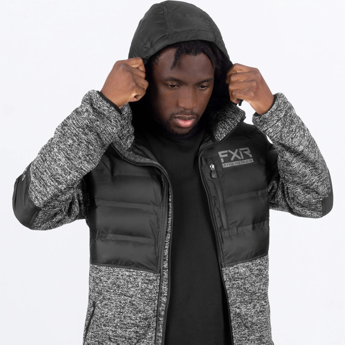 FXR Men's Excursion Lite Hybrid Quilted Hoodie