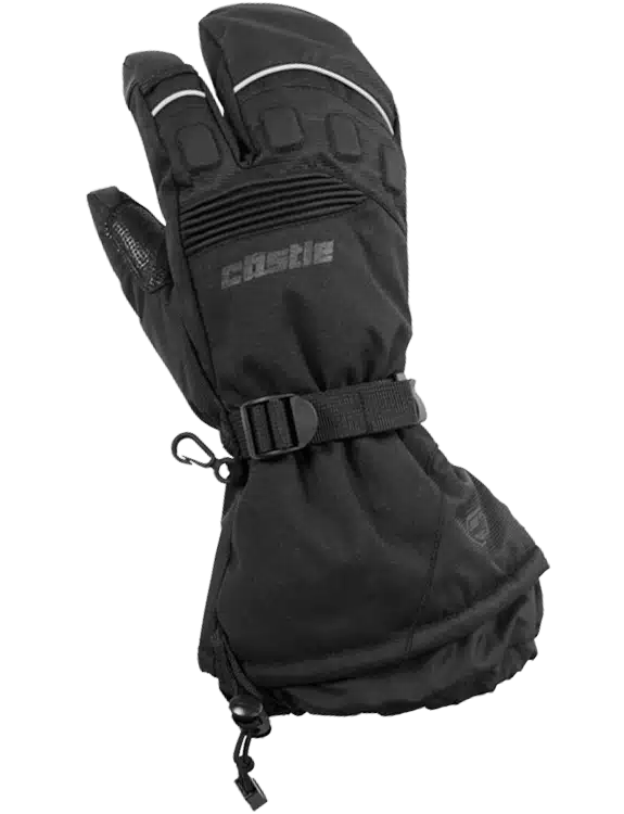 Castle X Black Platform 3-Finger Mitts