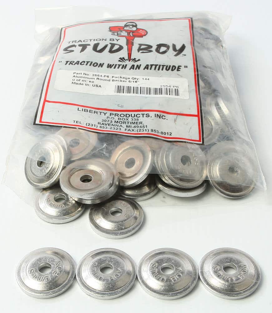 Stud Boy Power Plate Round Backers 144/Pk