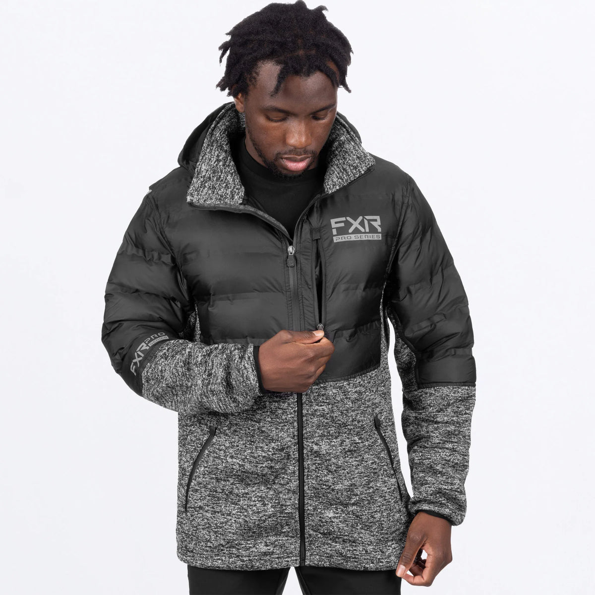 FXR Men's Excursion Lite Hybrid Quilted Hoodie