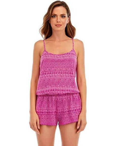 Lucky Brand - Tribal Burnout Romper