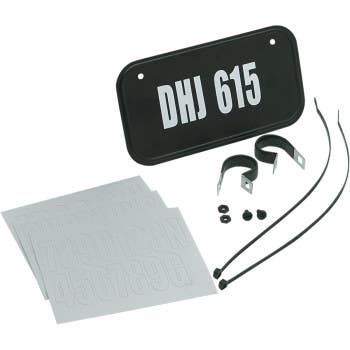 Aluminum ATV License Kit -BLK (2030-0007)