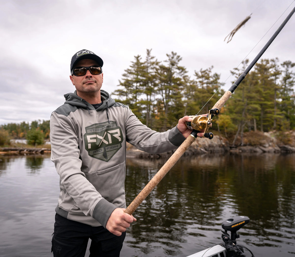 FXR Men's Pro Fish Tournament Tech Hoodie