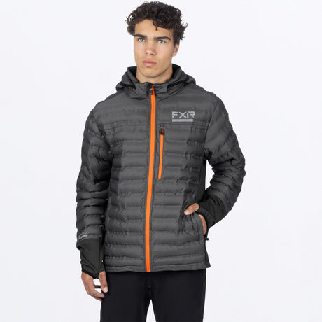 FXR Men's Podium Hybrid Quilted Hoodie