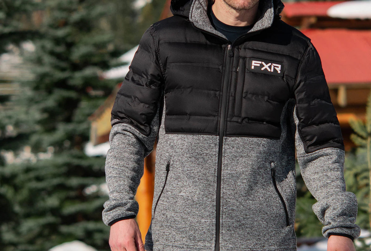 FXR Men's Excursion Lite Hybrid Quilted Hoodie