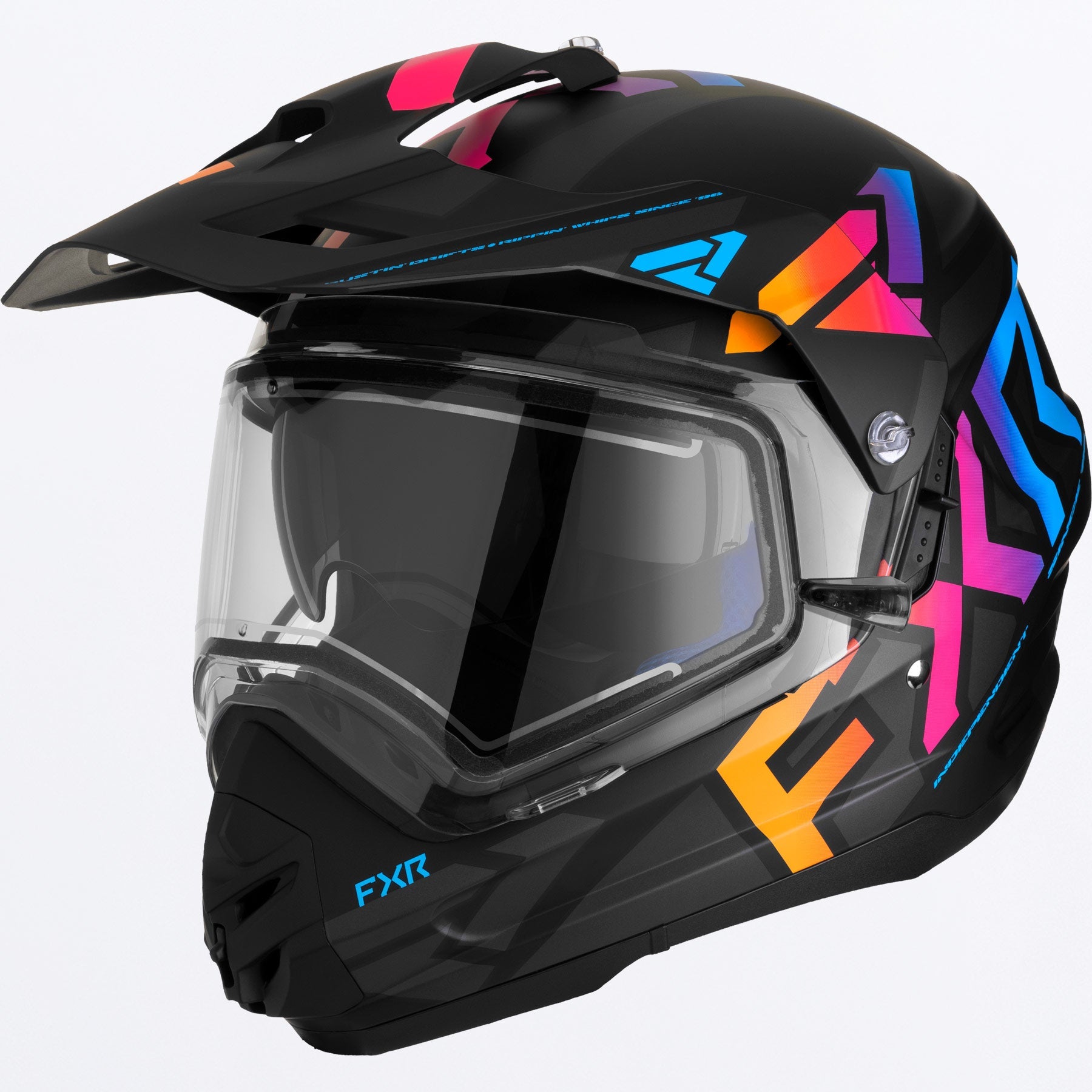 FXR Torque X Team Helmet w/ E Shield & Sun Shade – SkiDoo Outlet