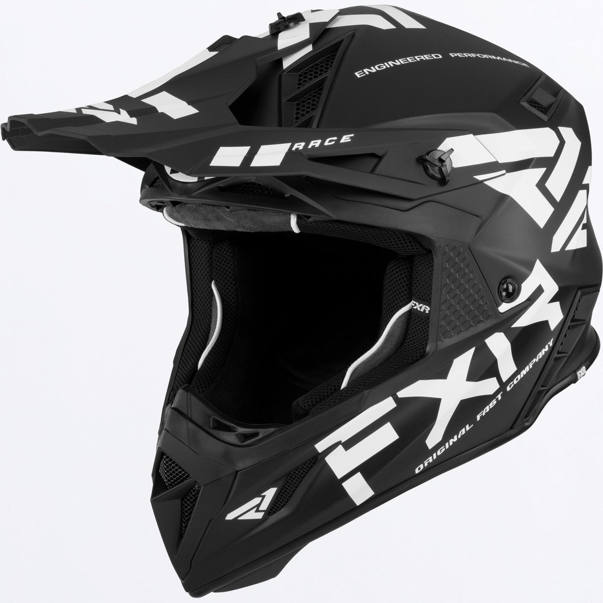 FXR Helium Race Div Helmet w/ Quick-Release Buckle