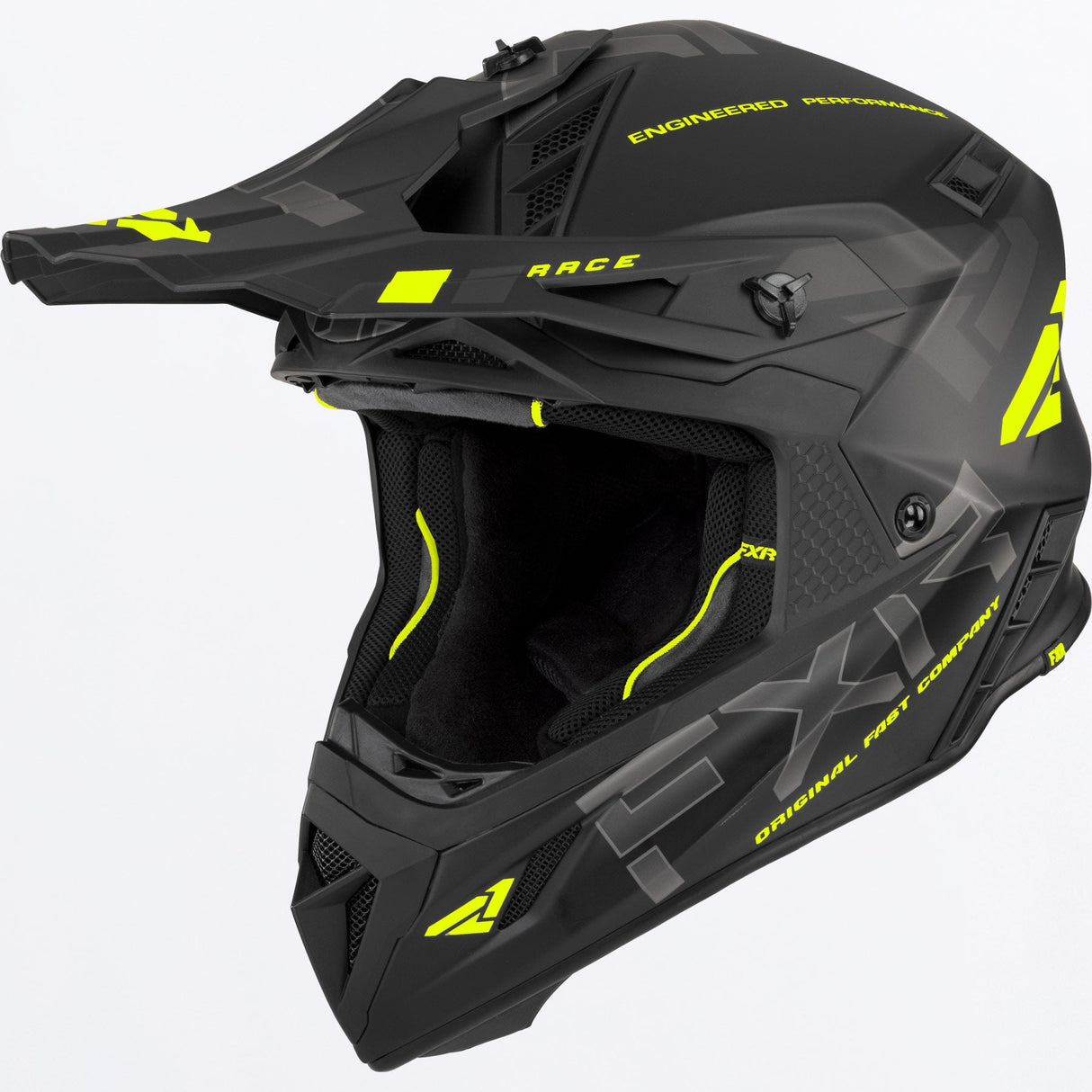 FXR Helium Race Div Helmet w/ Quick-Release Buckle
