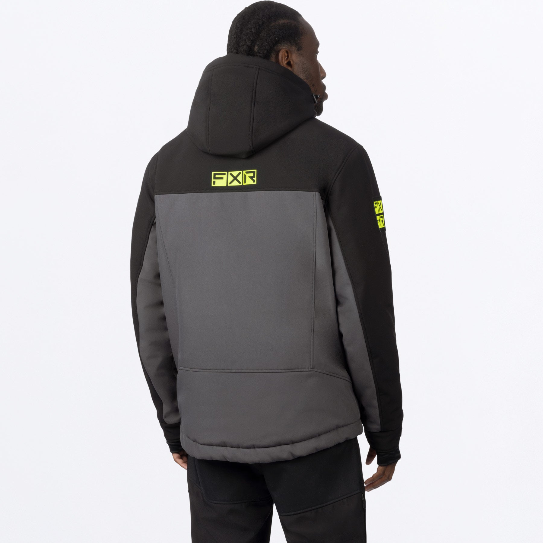 FXR スノーモービル シェル ワンピース ウェア ブラック　イエロー　人気色 限定1着 新品未使用 FXRモノスーツ スノーモービルウェア メンズM CX