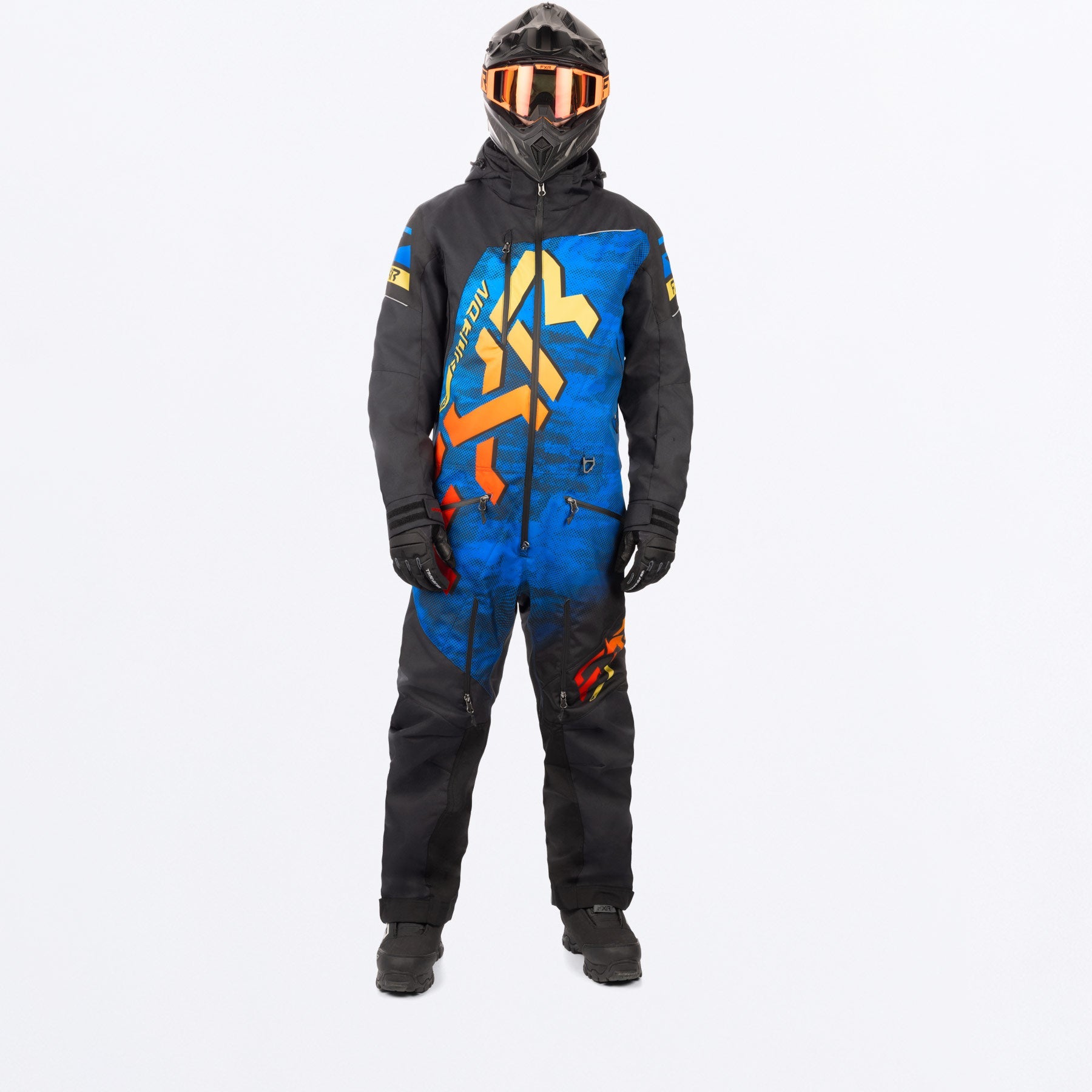 FXR CX MONOSUIT F・A・S・T INSULATED/BLACK BLACKCAMO HIVIS/M