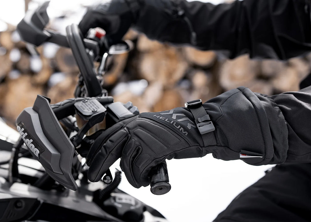 FXR Men's Hybrid Helium Leather Gauntlet Glove
