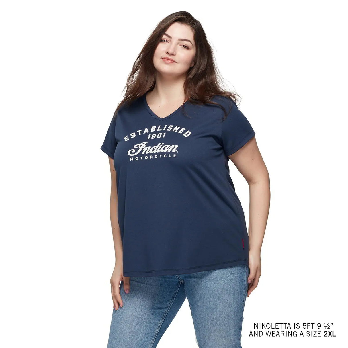 Indian Motorcycle Women's Established Back Pleat T-Shirt