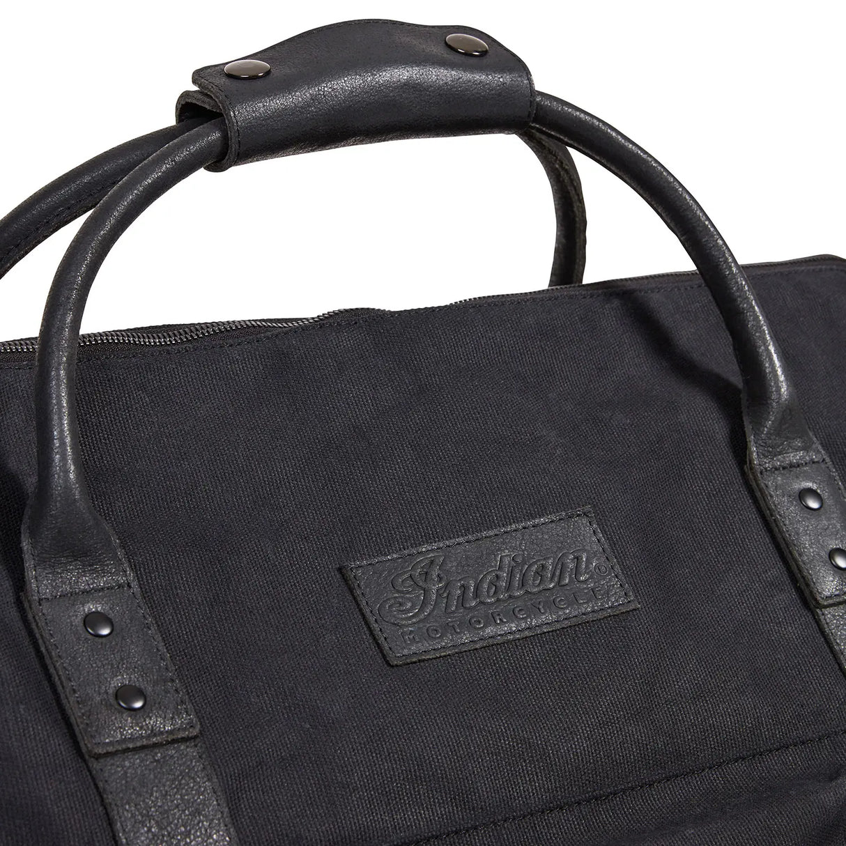 Indian Motorcycle Waxed Canvas Duffle Bag