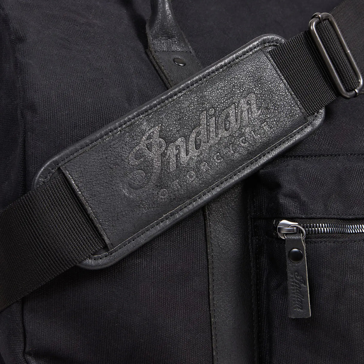 Indian Motorcycle Waxed Canvas Duffle Bag