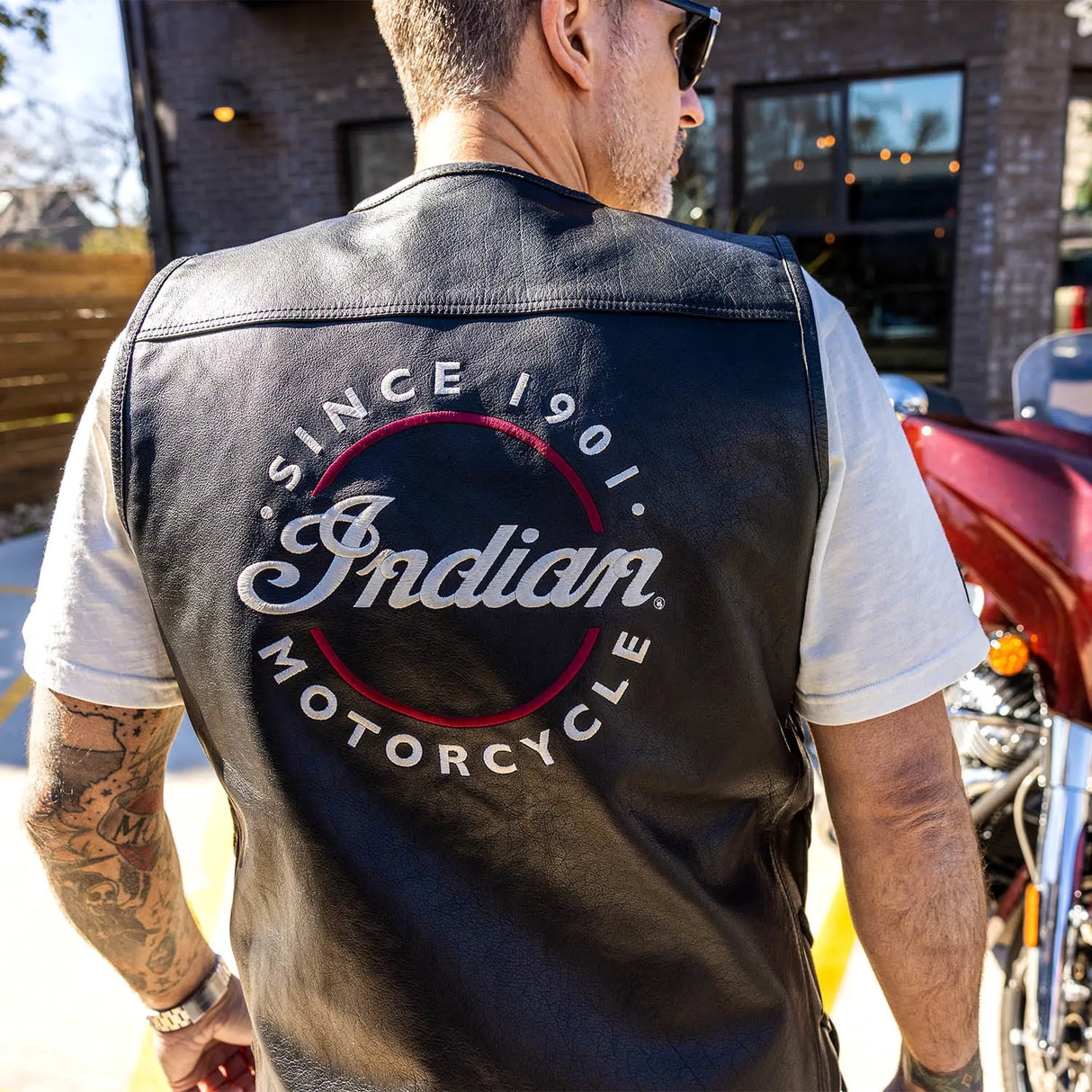 Indian Motorcycle Men's Western Vest