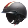 Indian Motorcycle Half Helmet with Retro Racing Stripe
