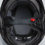 Indian Motorcycle Half Helmet with Retro Racing Stripe