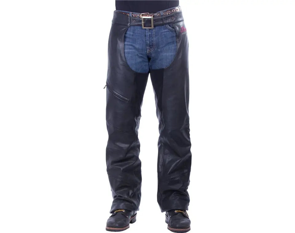 Indian Motorcycle Men's Traditional Leather Chaps
